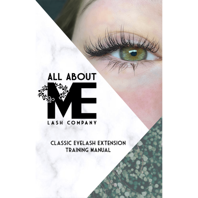 Classic Eyelash Extensions Training Manual book cover