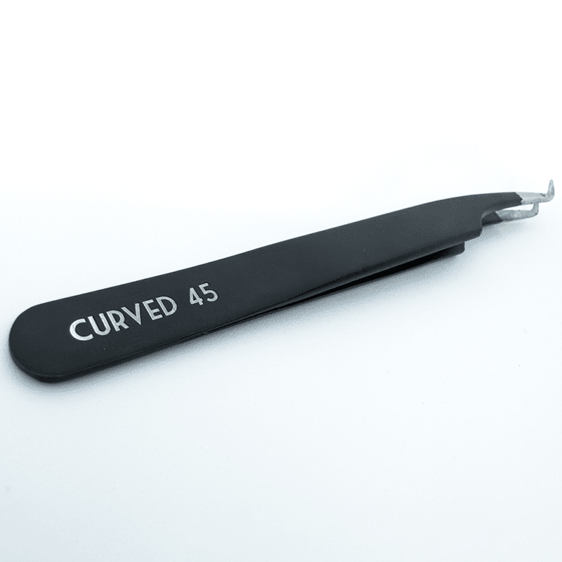 Curved 45° Tweezer