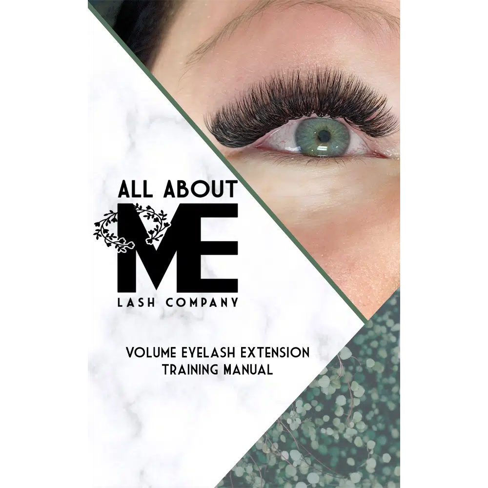 Volume Eyelash Extensions Training Manual book cover